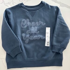 Cheerful Blue Kids Sweatshirt